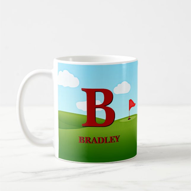 Mug Modifier l'initiale Ajouter le nom A B C D E F G G (Gauche)