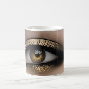 Mug modulo eyes gold
