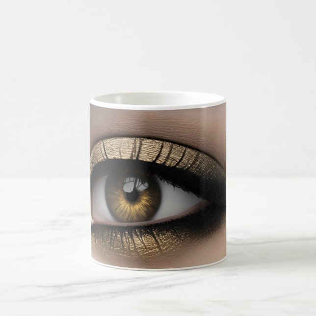 Mug modulo eyes gold (Centre)