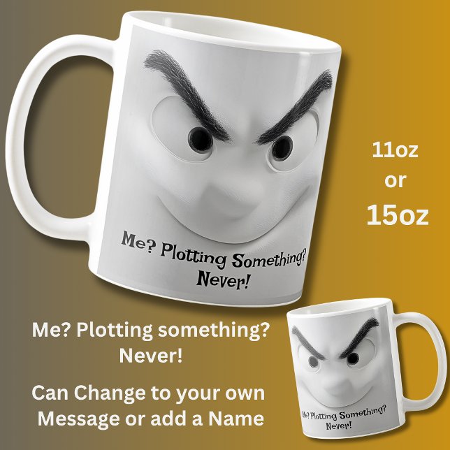 Mug Moi complotant ? Ajouter un message nominatif,  Vi (Créateur téléchargé)