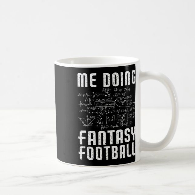 Mug Moi faisant une journée de draft de football fanta (Droite)