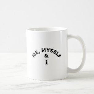 Mug Moi-Même Et Je Typographie