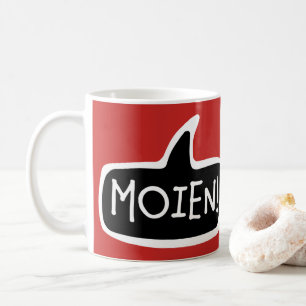 Mug MOIEN ! Bulle de discours de salutation luxembourg