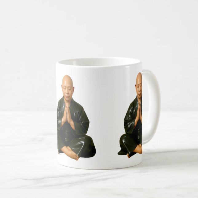 Mug moine tibétain méditation (Devant droit)