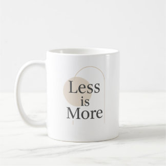 Mug Moins - Conception minimaliste des devis modernes