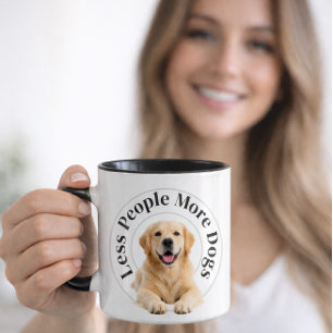 Mug Moins de gens, plus de chiens – Amoureux des chien