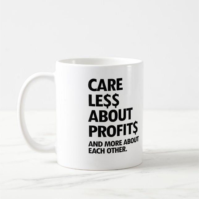 MUG MOINS DE SOINS EN PROFITS (Gauche)