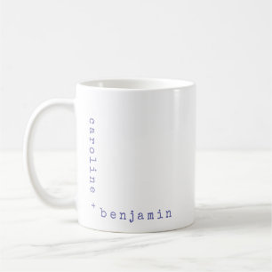 Mug Moins de typographie de machine à écrire Corner No