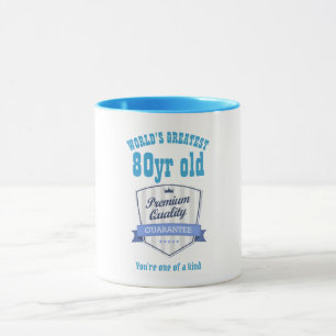 Mug Mois 80e anniversaire Cadeaux Mondes les plus gran