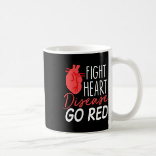 Mug Mois de la santé cardiaque - Allez Rouge - Sensibi