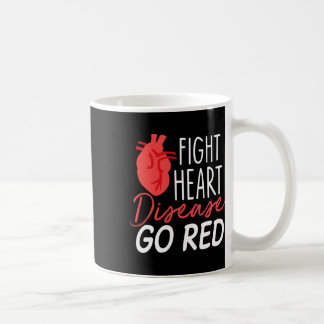 Mug Mois de la santé cardiaque - Allez Rouge - Sensibi