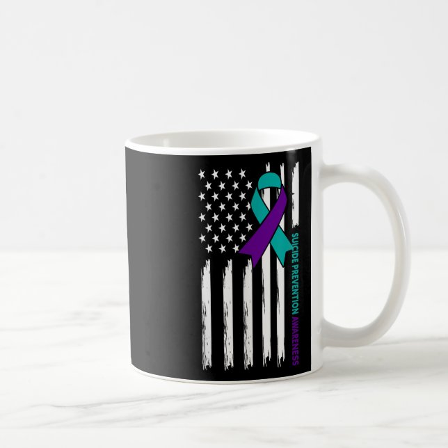 Mug Mois de la sensibilisation à la prévention du suic (Droite)