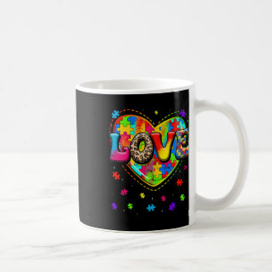 Mug Mois de la sensibilisation à l'autisme Amour cœur 