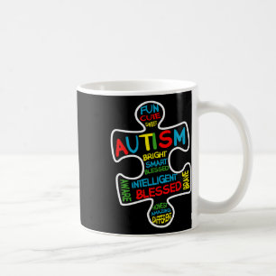 Mug Mois de la sensibilisation à l'autisme amusant Piè