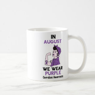 Mug Mois de la sensibilisation aux surdoses Ruban viol