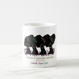 Mug Mois de l'histoire des femmes noires 2026 Floral É
