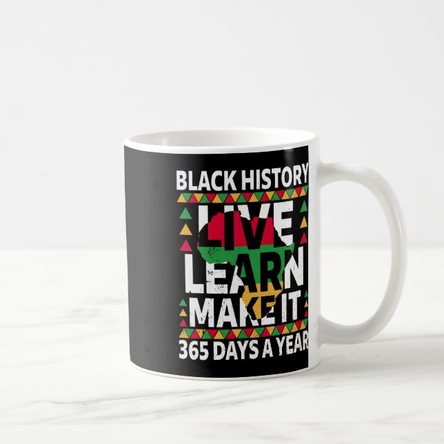 Mug Mois de l'histoire des Noirs 2025 Vêtements (Droite)