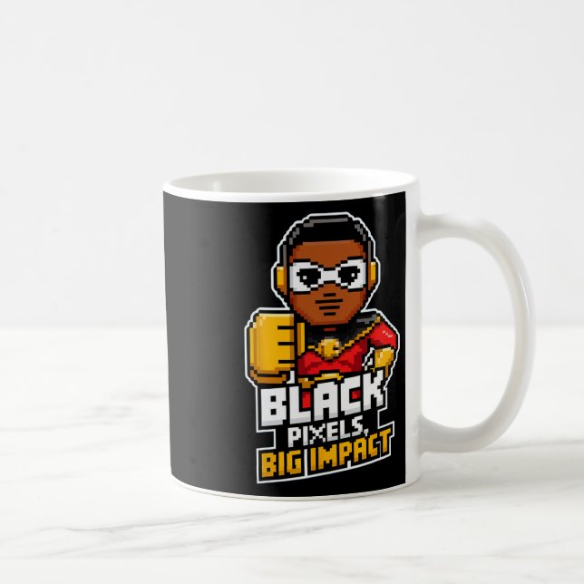 Mug Mois de l'histoire des Noirs Africain Noir Afro Ga (Droite)