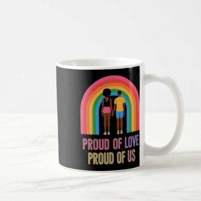 Mug Mois de l'histoire des Noirs Africains Noirs Fiers (Droite)