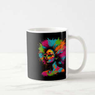 Mug Mois de l'histoire des Noirs Afro-Américains Reine