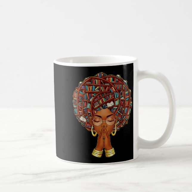 Mug Mois de l'histoire des Noirs Afro Lectrice de livr (Droite)