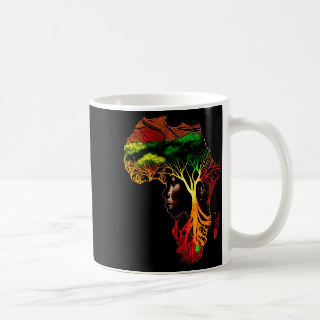 Mug Mois de l'histoire des Noirs Ancêtres afro-américa (Droite)