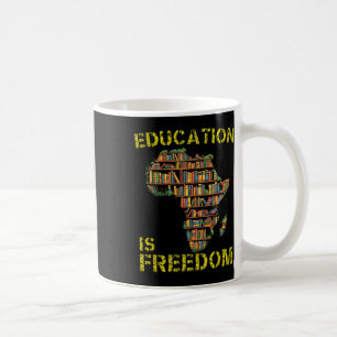 Mug Mois de l'histoire des Noirs Éducation est liberté
