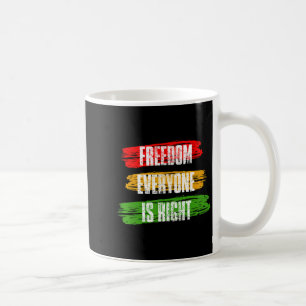 Mug Mois de l'histoire des Noirs Liberté Tout le monde