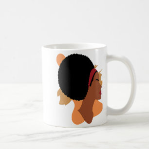 Mug Mois de l'histoire des Noirs Minimaliste Reine Mél