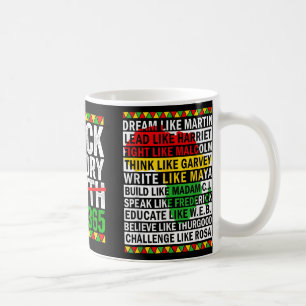 Mug Mois de l'histoire des noirs Problèmes de l'histoi