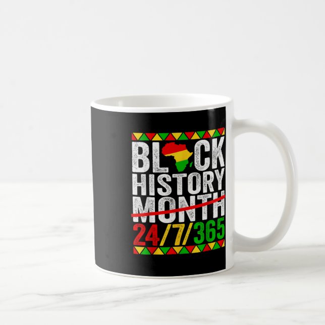 Mug Mois de l'histoire des Noirs Problèmes d'histoire  (Droite)