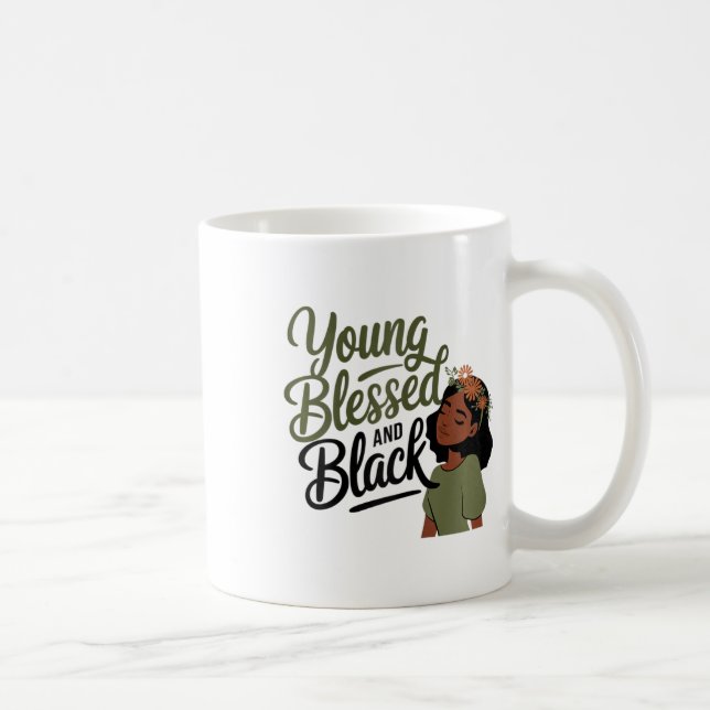 Mug Mois de l'histoire des Noirs Sensibilisation Bénie (Droite)