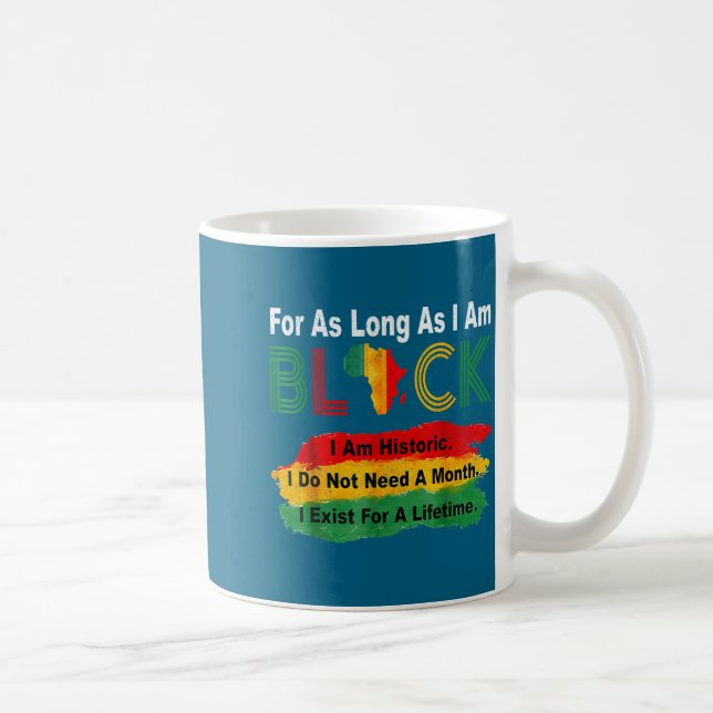 Mug Mois de l'histoire des Noirs tant que je suis fier (Droite)