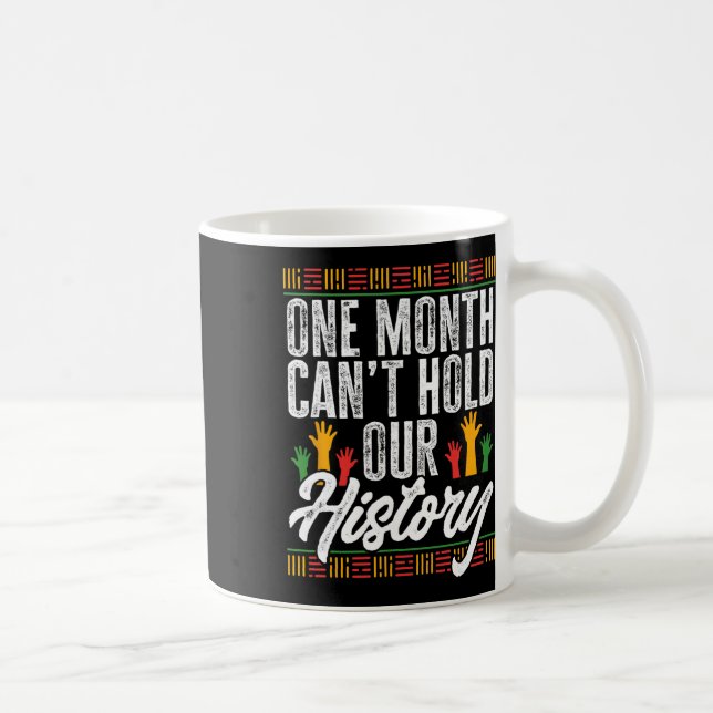 Mug Mois de l'histoire des Noirs - Un mois ne peut con (Droite)