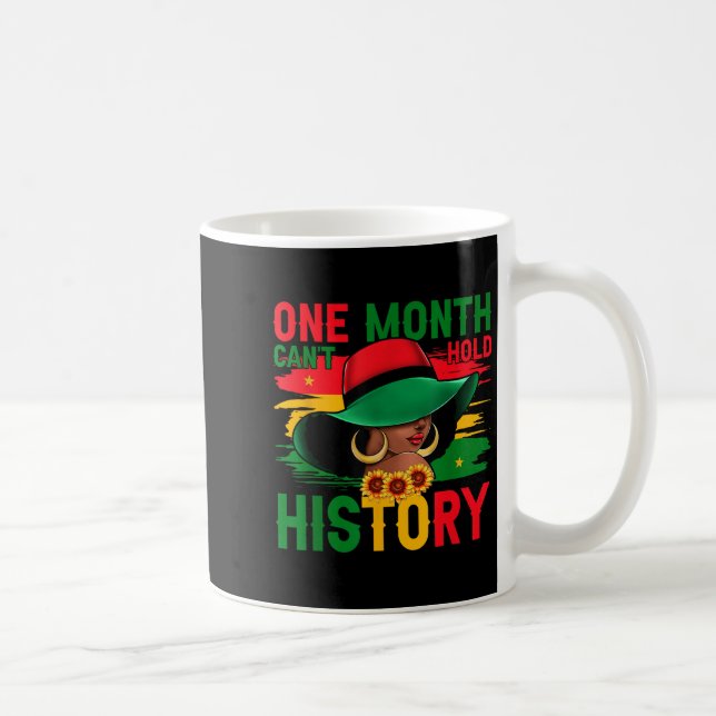 Mug Mois de l'histoire des Noirs Un mois ne peut pas t (Droite)