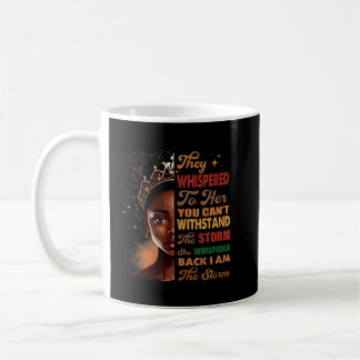 Mug Mois de l'Histoire Noire tee Africaine Femme Afro 