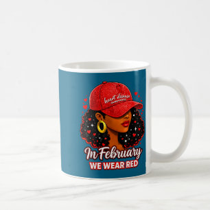 Mug mois de sensibilisation à la maladie cardiaque en