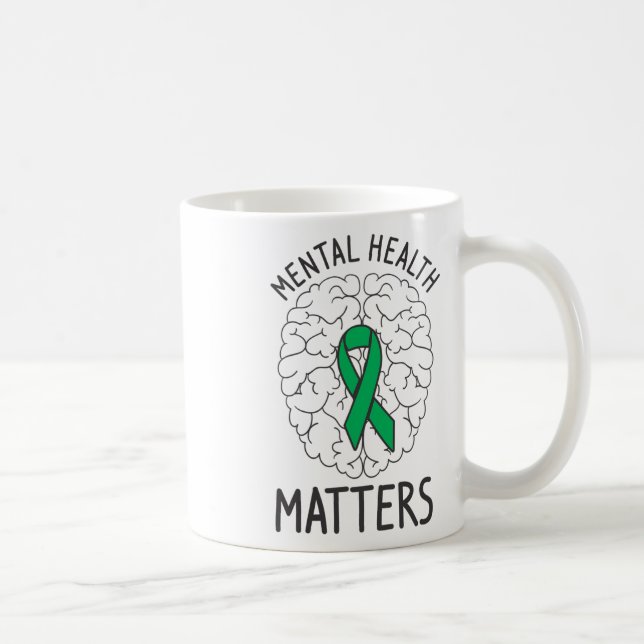Mug Mois de sensibilisation à la santé Problèmes de sa (Droite)