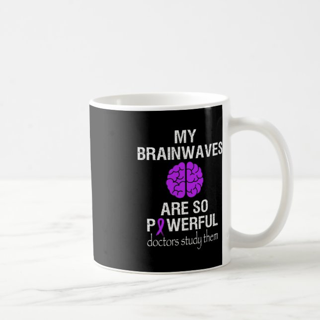 Mug Mois De Sensibilisation À L'Épilepsie Les ondes cé (Droite)