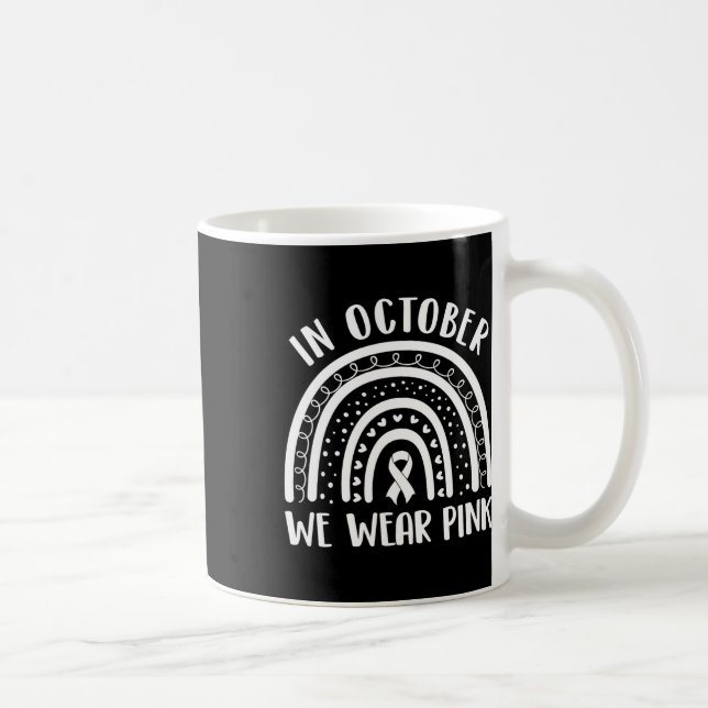 Mug Mois de sensibilisation au cancer du sein Arc-en-c (Droite)