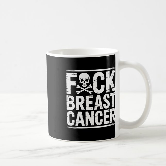 Mug Mois de sensibilisation au cancer du sein Guerrier (Droite)