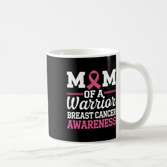Mug Mois De Sensibilisation Au Cancer Du Sein Mère D'U (Droite)