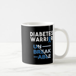 Mug Mois de sensibilisation au diabète du guerrier du