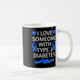 Mug Mois De Sensibilisation Au Diabète J'Aime Quelqu'U