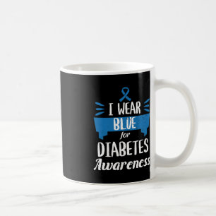 Mug Mois de sensibilisation au diabète Je porte le ble
