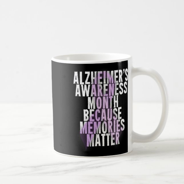 Mug Mois de sensibilisation au soutien Ruban violet  (Droite)