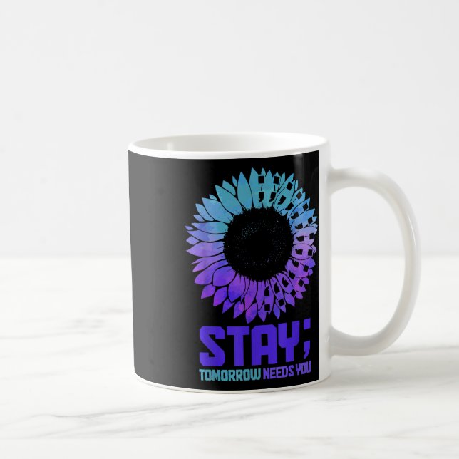 Mug Mois de sensibilisation au suicide Restez en santé (Droite)