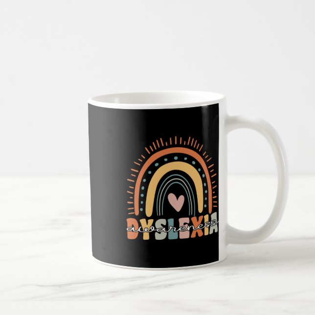 Mug Mois de sensibilisation Super Retro Arc-en-ciel (Droite)