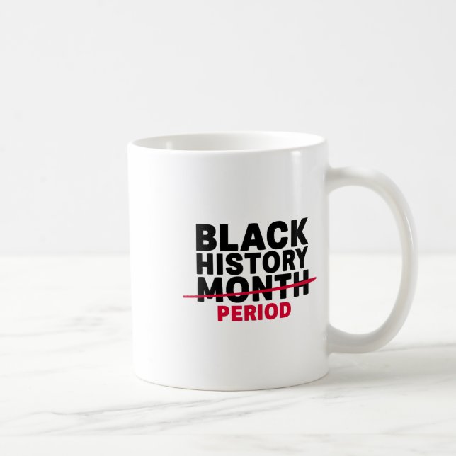 Mug Mois d'histoire des Noirs Période Hommes Afro-Amér (Droite)