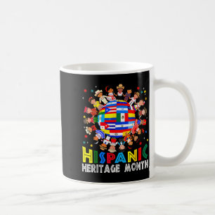 Mug Mois du patrimoine hispanique Earth Childs drapeau